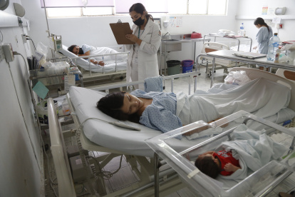 Programa. Una madre en la sala que es parte del ‘Código mariposa’.