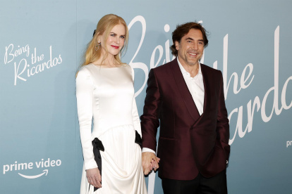 La actriz Nicole Kidman (i) y el actor Javier Bardem, en una fotografía de archivo.