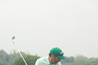 Abdallah Murtinho fue uno de los campeones del torneo de Lacosta Country Club tras empatar con 95 golpes el score con Hwang.