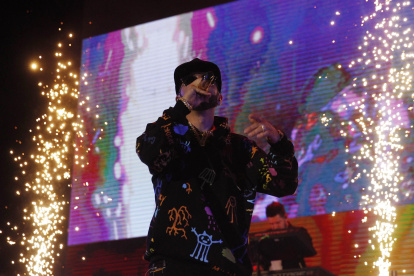 Fotografía de archivo del artista puertorriqueño Yandel .