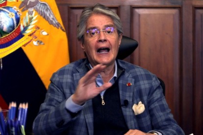 Lasso durante cadena nacional este 24 de junio de 2022.