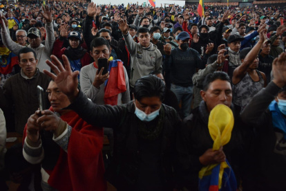 Los seguidores de Iza estuvieron ayer en una Asamblea en la Casa de la Cultura en la que se discutieron los caminos que seguirá la protesta.