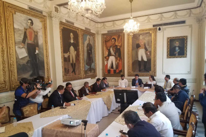 Diálogos. Los gremios de educadores esperaban que la cita del pasado viernes 10 de junio fuera la última.