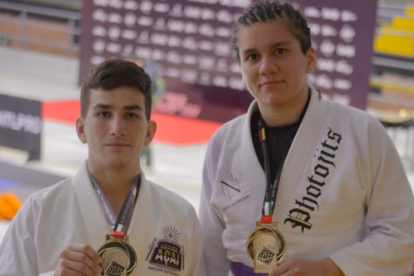 Enrique Guerrero y Klaudia Altamirano lograron conseguir medalla de oro para Ecuador.