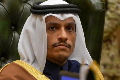 Ministro de Exteriores de Catar, Mohamed bin Abderrahman al Thani.