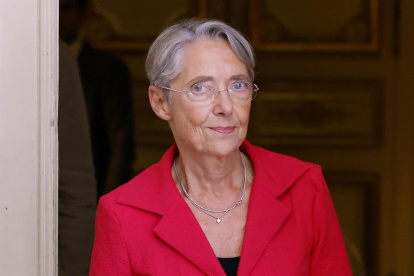 La primera ministra francesa, Élisabeth Borne.