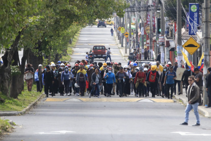 Organizaciones de Ibarra marcharon por La Gasca.