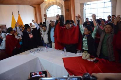 Toma del segundo intento de diálogo al que no llegó el Gobierno.
