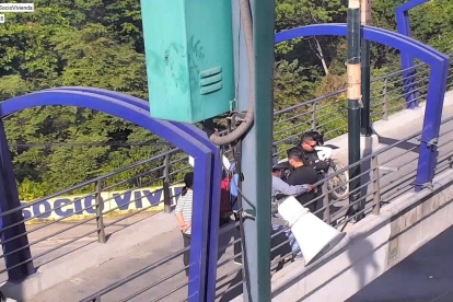 Hecho. Al sitio acudieron funcionarios de distintas entidades.