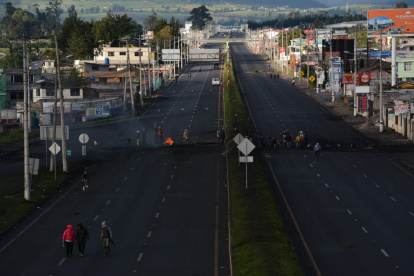Manifestaciones en la Panamericana