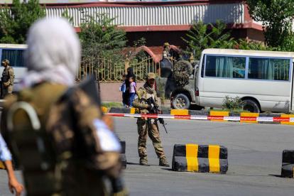 Los alrededores del salón Loya Jirga de Kabul.