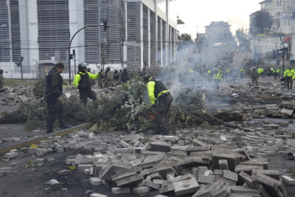 Manifestaciones. Los daños en los parques y calles dejaron perdias por 800.000 dólares.