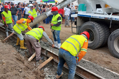 San Miguel 2. Desde la última semana de junio, en San Miguel 2 hay mucha expectativa por las obras que se iniciaron a lo largo de la avenida Juan León Mera.