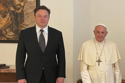 El papa Francisco se reunió con el magnate de la tecnología Elon Musk
