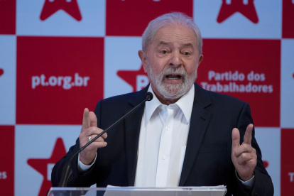 El expresidente brasileño Luiz Inácio Lula da Silva, en una fotografía de archivo.