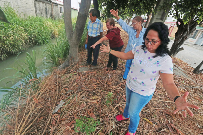 El canal 31 cada vez aumenta su diámetro y causa daños a las paredes posteriores de las viviendas que colindan con este. Además, es un foco de insalubridad para los residentes.