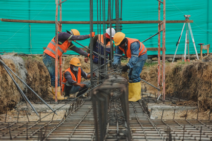Mercado. Hace un mes se iniciaron las obras de limpieza.