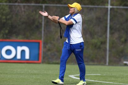 La seleccionadora femenina de Ecuador, la brasileña Emily Lima, en una fotografía de archivo.