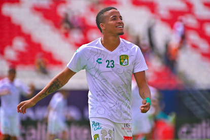 Byron Castillo, lateral ecuatoriano, actualmente refuerza al León del fútbol mexicano.