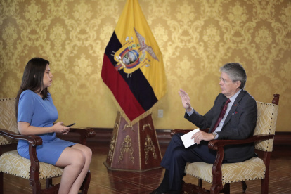 Entrevista. El presidente Guillermo Lasso dialogó con la periodista Yalilé Loaiza, del portal argentino Infobae.