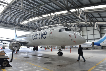 Proceso. Los aviones de Tame que se busca vender se encuentran en su hangar, en el Aeropuerto de Quito.