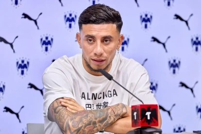 Joao Rojas, volante ecuatoriana de Monterrey, espera volver pronto al campo de juego.