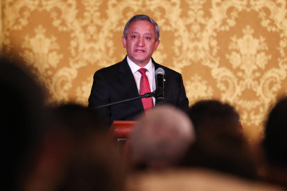 Foto de archivo del ministro del Interior de Ecuador, Patricio Carrillo.