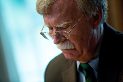 Fotografía de archivo en la que se registró al exconsejero de Seguridad Nacional de Estados Unidos durante la administración de Donald Trump, John Bolton, en Washington DC (EE.UU.).