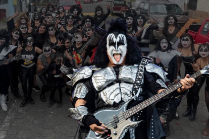 Gene Simmons, bajista de "Kiss".