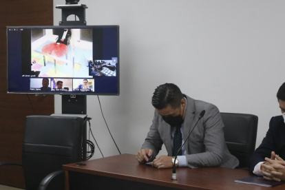Defensa. Édgar Molina, uno de los abogados del exalcalde de Quito Jorge Yunda.