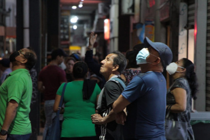 Registro de personas en la Bahía de Guayaquil.