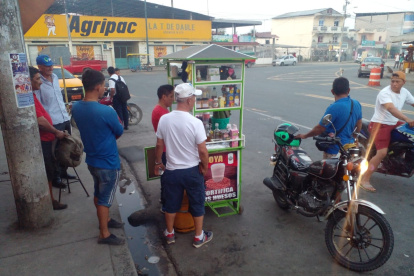 Pobladores de la T de Daule.