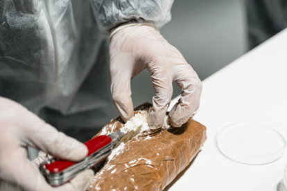 Referencial paquetes de droga.