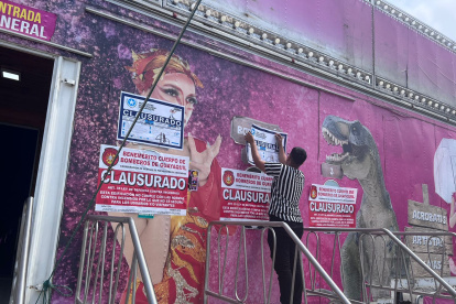 Hecho. El circo fue clausurado.