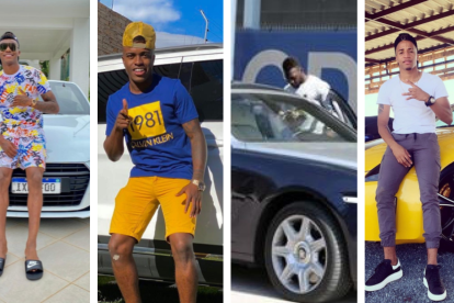 Famosos futbolistas y sus autos.