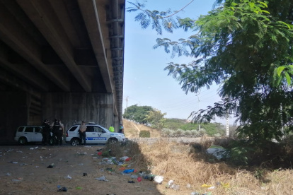 Encuentran un cadáver en el intercambiador de tránsito de pascuales