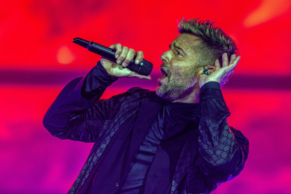 El cantante puertorriqueño Ricky Martin