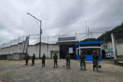 Fachada cárcel de Esmeraldas
