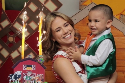 Cuando el pequeño cumplió 2 años.