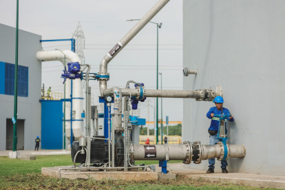 El acto. Se llevó a cabo ayer en la planta ubicada en el Guasmo Sur.