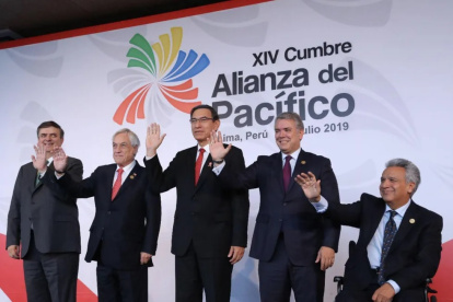 El expresidente Lenín Moreno anunció el deseo de Ecuador de adherirse al grupo de países.