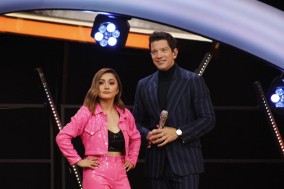 Rubí junto a Yahir.