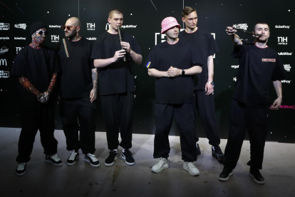 "Kalush Orchestra", representantes de Ucrania y vencedores de la última edición de Eurovisión.