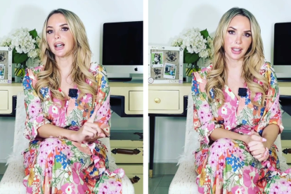 Érika Vélez en el vídeo con el que aclara un titular mal intencionado.