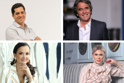 Políticos en su imagen formal.