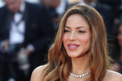 Shakira en el festival de cine de Cannes.