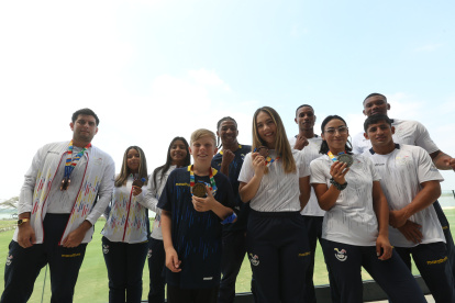 Gran parte de los deportistas que subieron al podio en Valledupar asistieron.