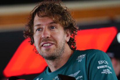 El piloto alemán de Aston Martin, Sebastian Vettel.