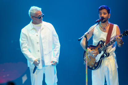 Camilo junto a Alejandro Sanz