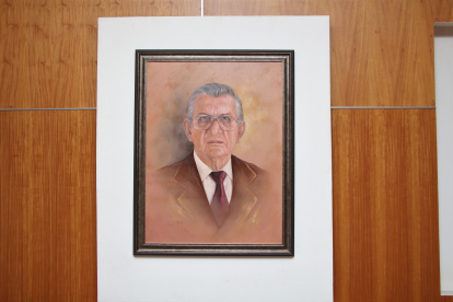 RETRATO DEL LICENCIADO GALO MATRÍNEZ MERCHAN ... FD: CARLOS KLINGER ... 27-07-2022